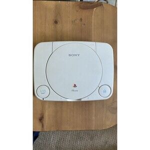 Sony PlayStation 1 PSOne White Console, Tested, For Parts Not Working